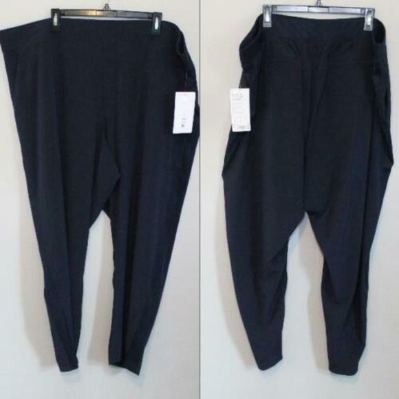 NWT Athleta Brooklyn Ankle Pants Navy Blue Women's Plus Size 26 H11522 - Picture 11 of 14